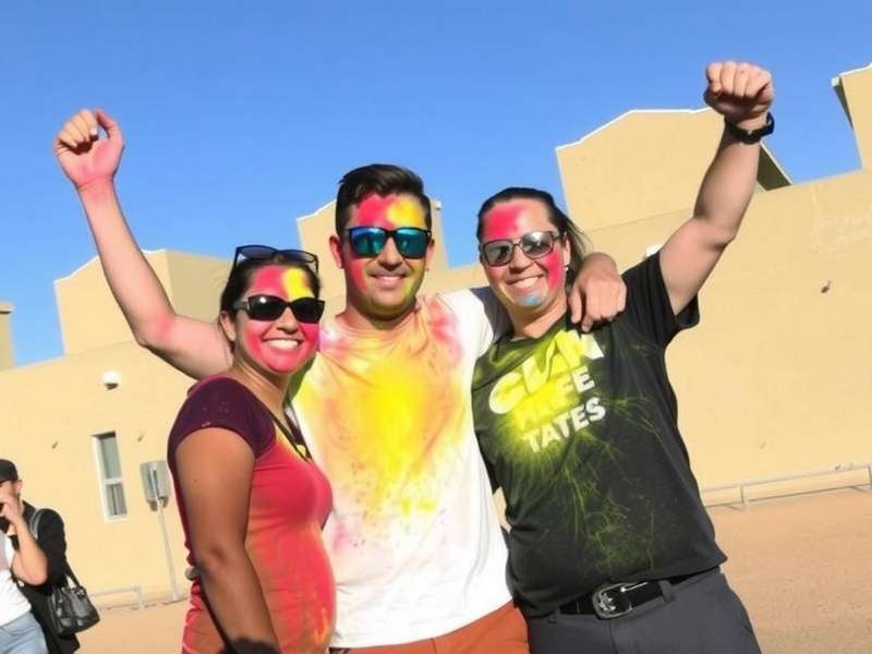 Festive Holi Sprint community meetup during Holi festival